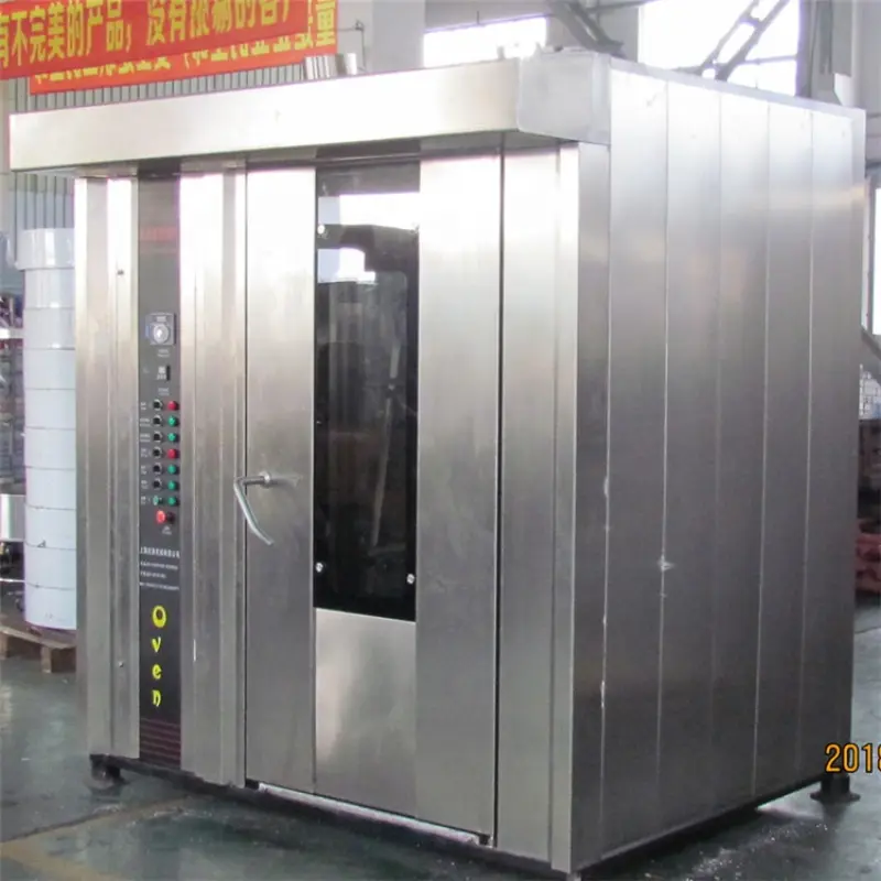 32 Trays Diesel Oil Rotary Oatmeal Bakery Oven for Bread Industrial Bakery Oven Large Bakery Equipment