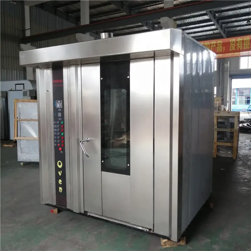 32 Trays Diesel Oil Rotary Oatmeal Bakery Oven for Bread Industrial Bakery Oven Large Bakery Equipment