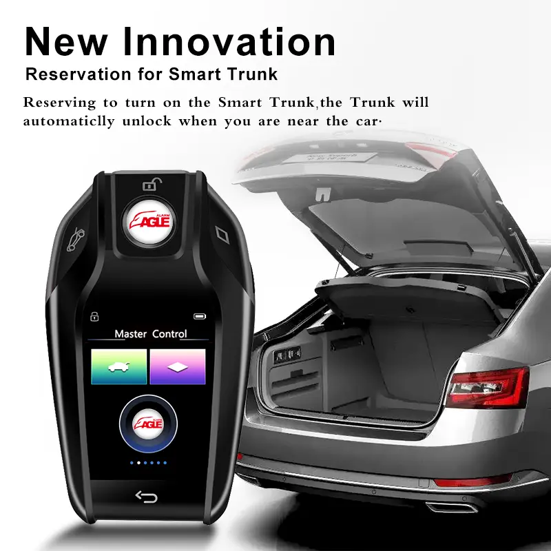 New Arrival Universal Smart Remote Control Display Smart Lcd Car Key With Gsm Gps Car Alarm