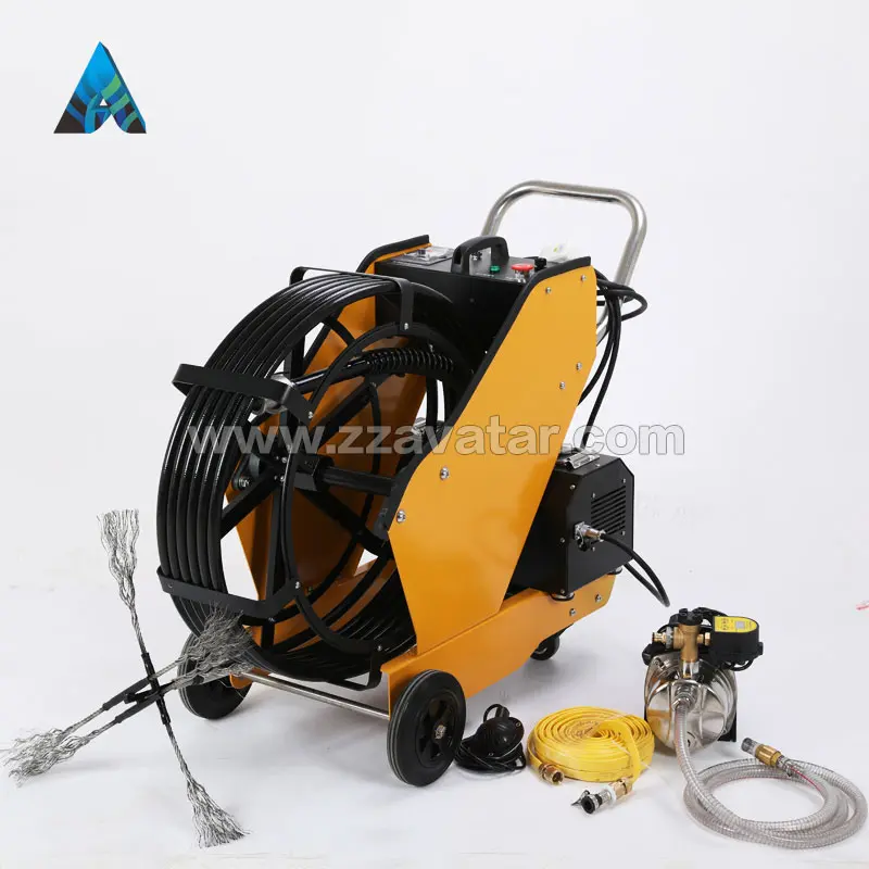 Restaurant Kitchen Pipe Grease 200-800mm Duct Cleaning Equipment Machine