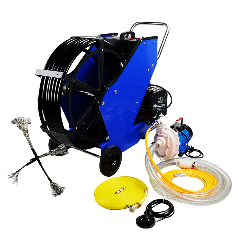 Professional kitchen exhaust and grease air duct cleaning machine