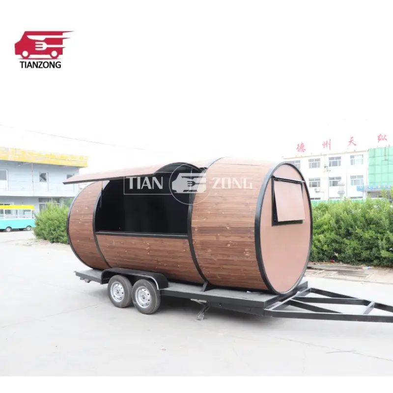 TIANZONG T6 CE certified mobile beer food trailer truck beverages food truck for sale united states fast mobile cart