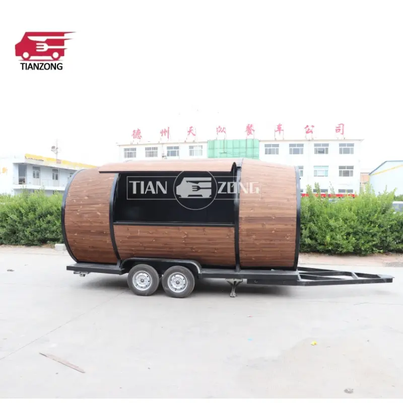 TIANZONG T6 CE certified mobile beer food trailer truck beverages food truck for sale united states fast mobile cart