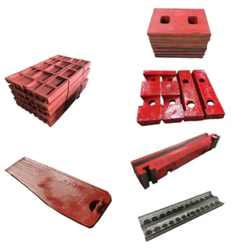 Mining Accessories High Manganese Steel Jaw Crusher Parts C80 C96 C100 Jaw Plate