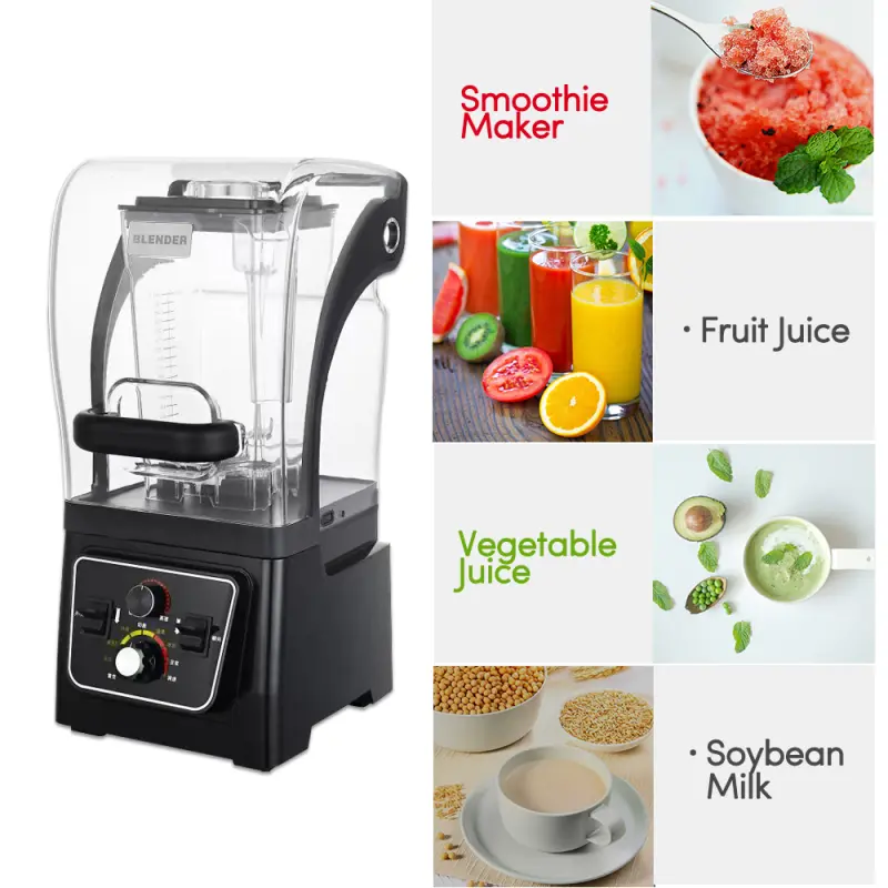 Household kitchen appliances black white red new electric silent commercial blender