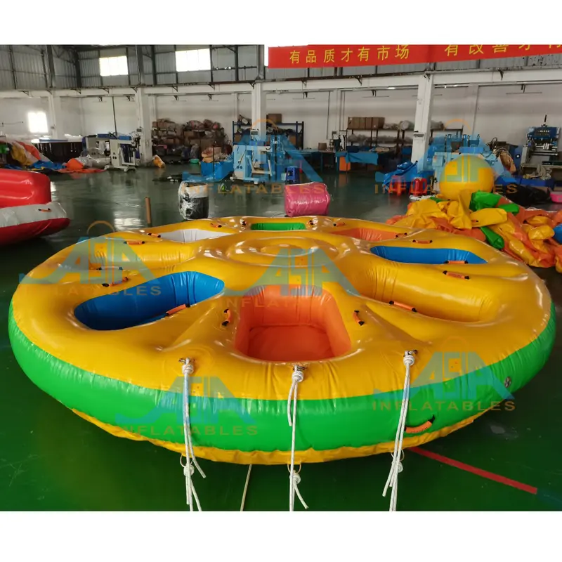 8 Persons Inflatable Water Donut Ride Ski towable donut tube boat,Water Play Equipment For Jet Ski Water Fun