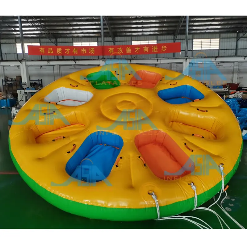 8 Persons Inflatable Water Donut Ride Ski towable donut tube boat,Water Play Equipment For Jet Ski Water Fun