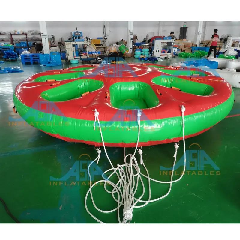 8 Persons Inflatable Water Donut Ride Ski towable donut tube boat,Water Play Equipment For Jet Ski Water Fun