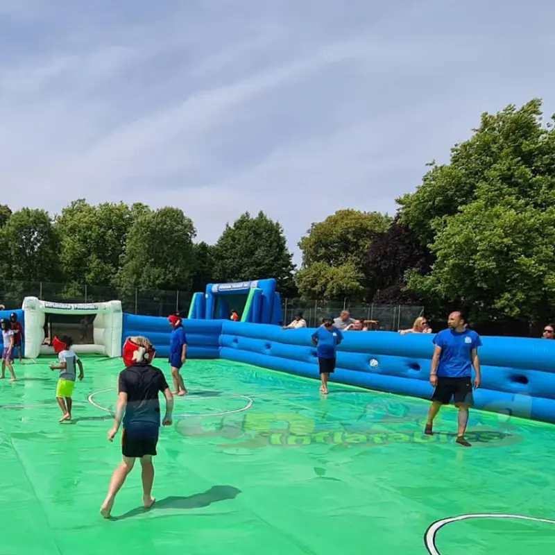 Inflatable Soapy Soccer Field