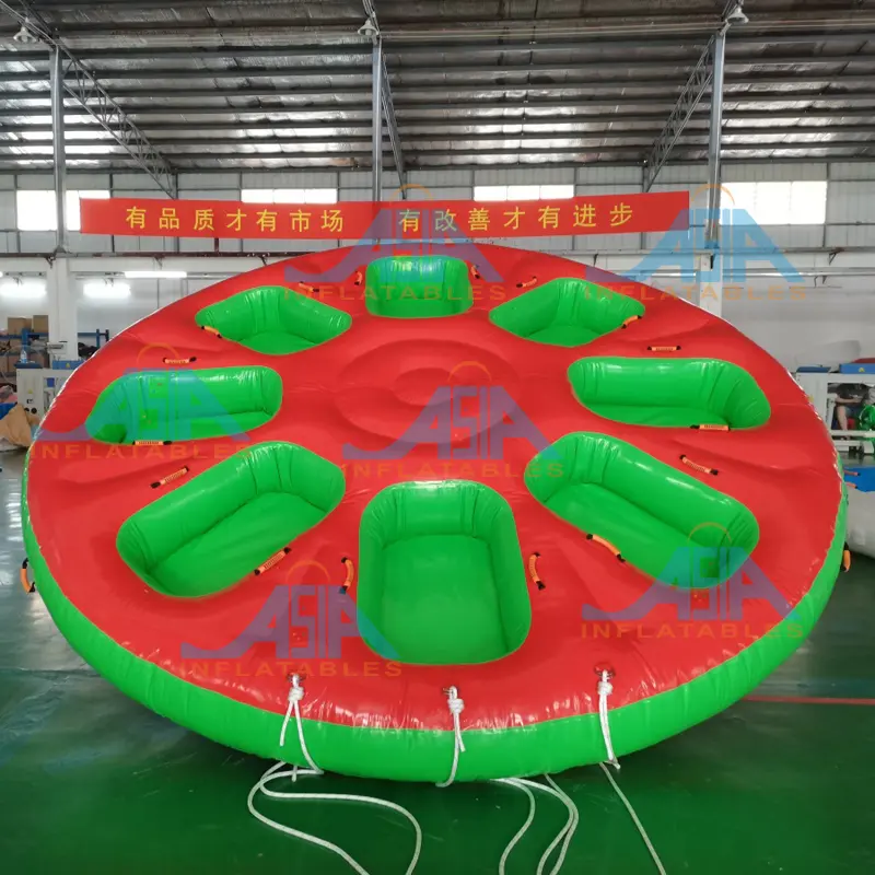 8 Persons Inflatable Water Donut Ride Ski towable donut tube boat,Water Play Equipment For Jet Ski Water Fun