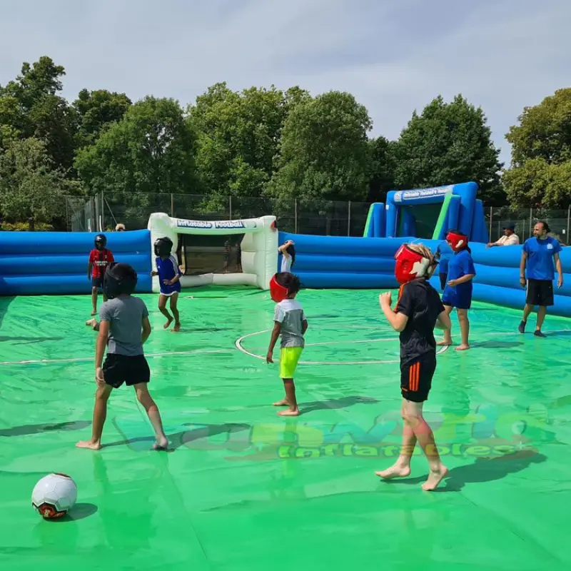 Inflatable Soapy Soccer Field