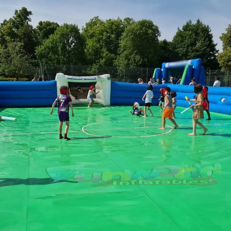 Inflatable Soapy Soccer Field