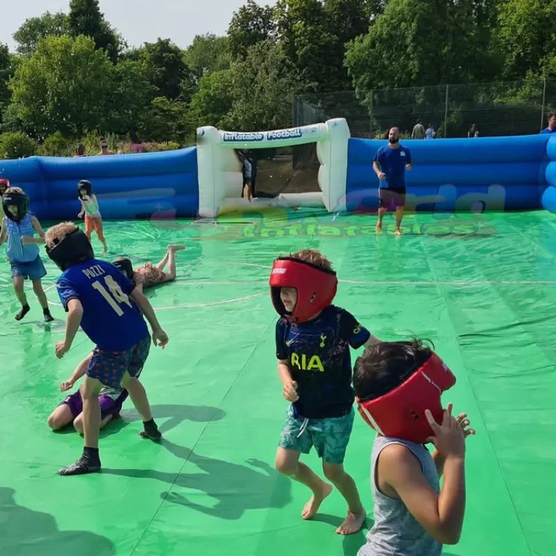 Inflatable Soapy Soccer Field