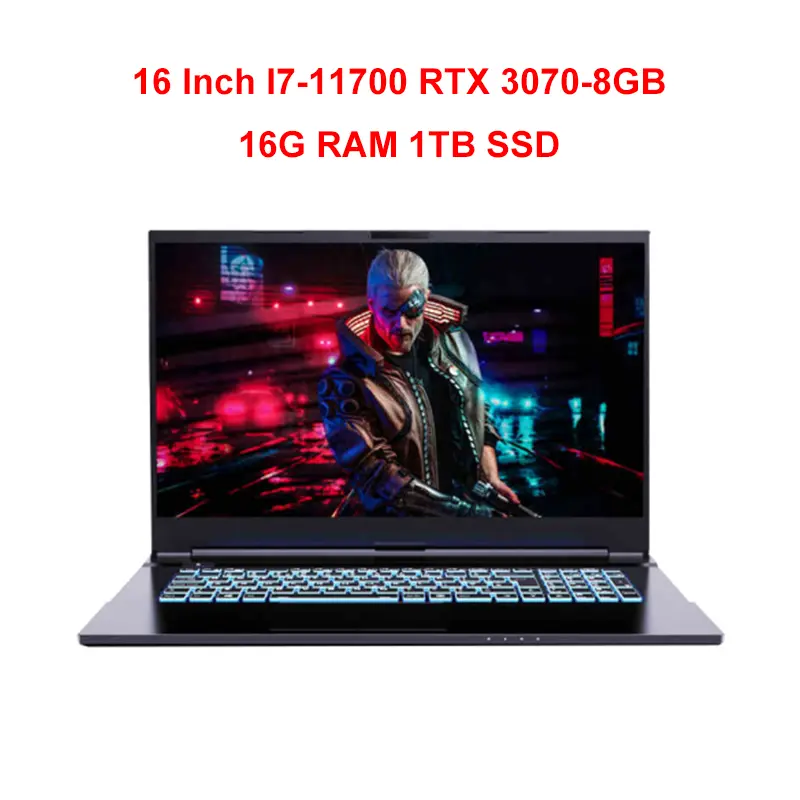 AIWO I7 11th Generation Laptop RTX 3070 2070 Laptop Wins10 OEM Gaming Laptop with i7-11800H Processor 9th Gen 16GB RAM 1TB SSD