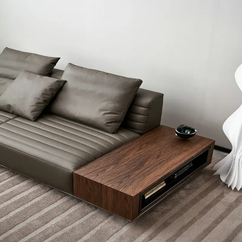 Modern living room linen sofa  Italian luxury sofa