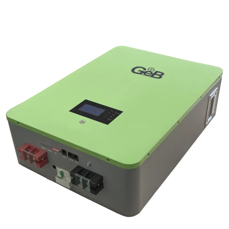 GEB off grid household 48v100ah battery48v 5k  5kwh 48v 100ah lfp lithium ion battery pack energy storage system for home