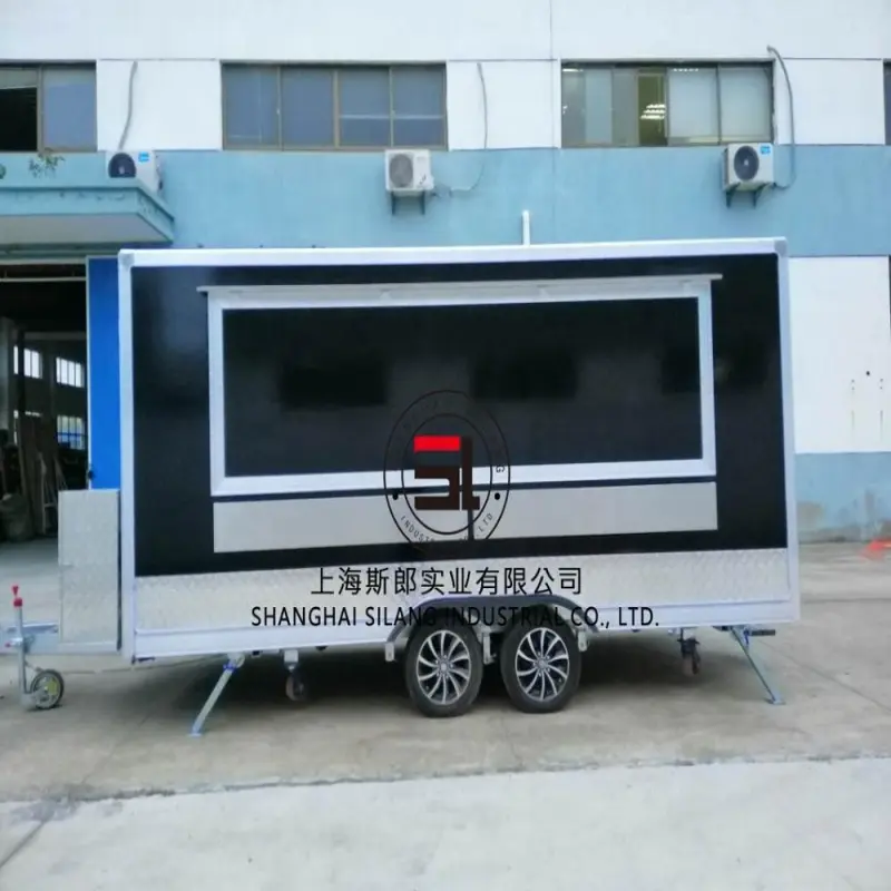 SLUNG Mobile KitchenTrailer for Multi-function fast food ICE cream hot dog crepe