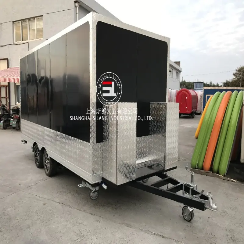 SLUNG Mobile KitchenTrailer for Multi-function fast food ICE cream hot dog crepe