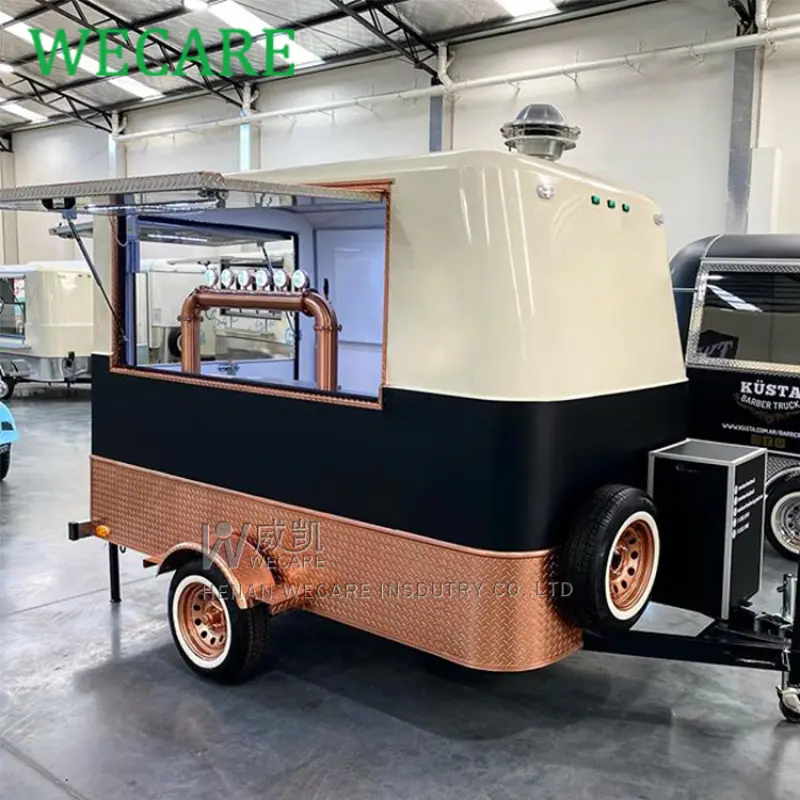 Wecare Fully-Functional Food Truck Food Truck with Full Kitchen Mobile Food Cart