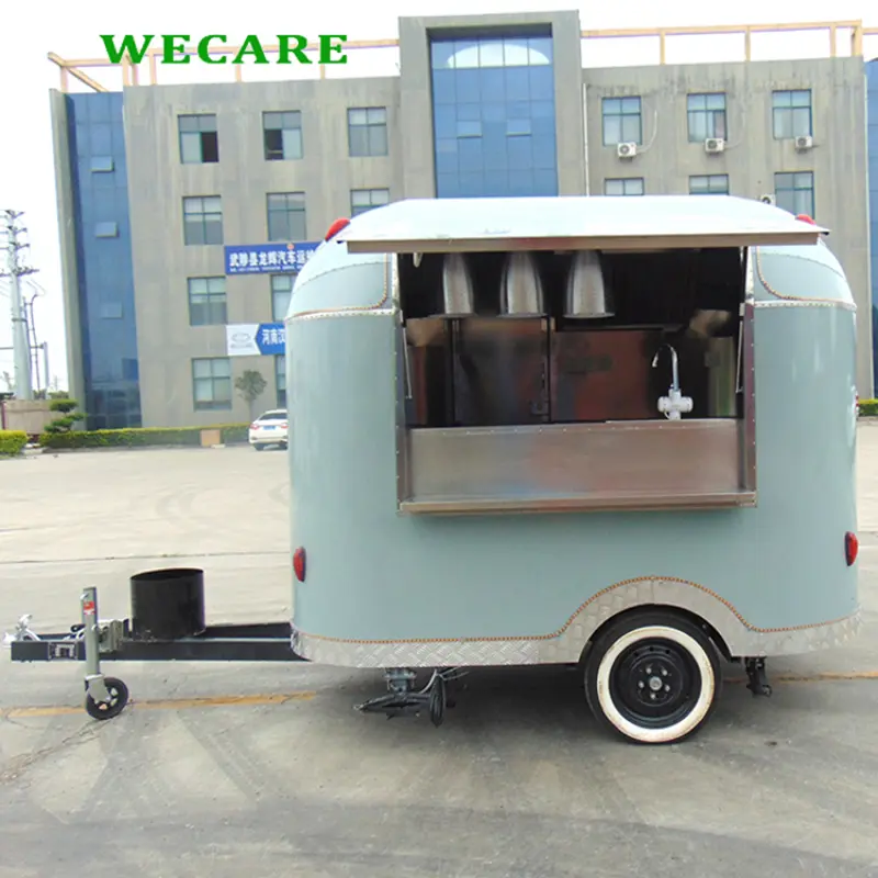 WECARE mini catering food carts and food trailers small mobile airstream fast food truck for sale