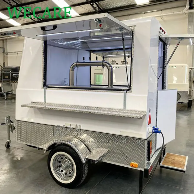 Wecare Fully-Functional Food Truck Food Truck with Full Kitchen Mobile Food Cart