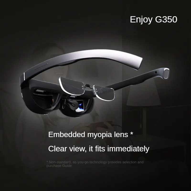 G350 Smart AR Glasses 3D HD Movie Entertainment Portable Mobile Cinema Connect Phone With Typ-C And Computer Glasses