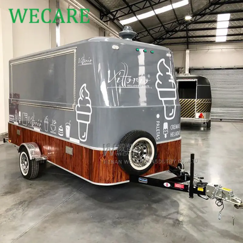 Wecare Fully-Functional Food Truck Food Truck with Full Kitchen Mobile Food Cart