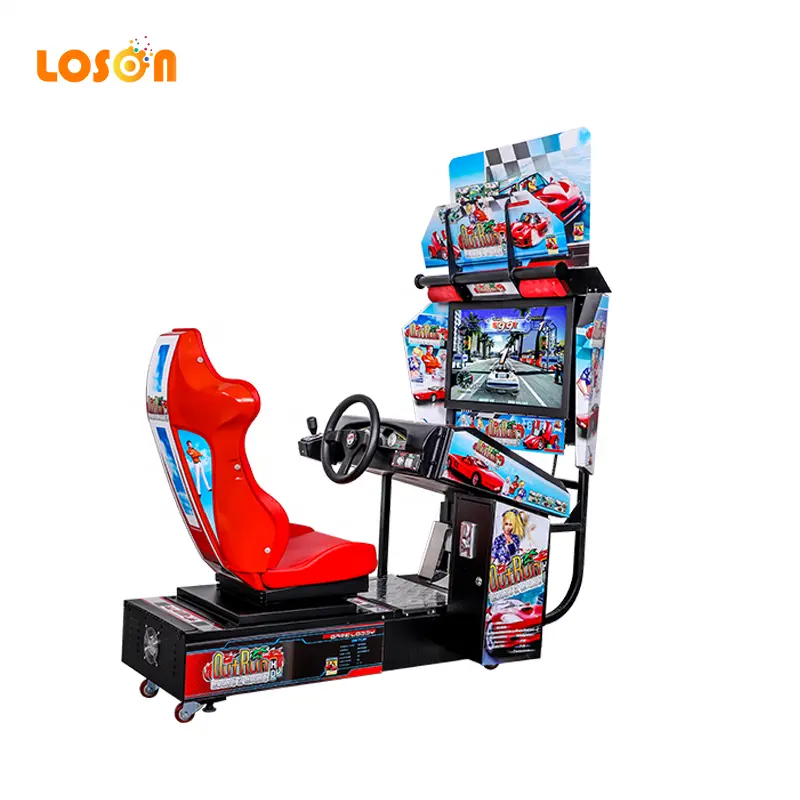 32 42 inch hd screen electronic driving outrun double 2 player simulator coin operated arcade car racing gaming machine