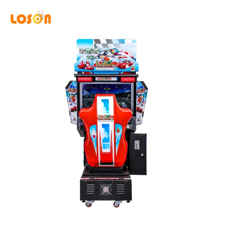 32 42 inch hd screen electronic driving outrun double 2 player simulator coin operated arcade car racing gaming machine