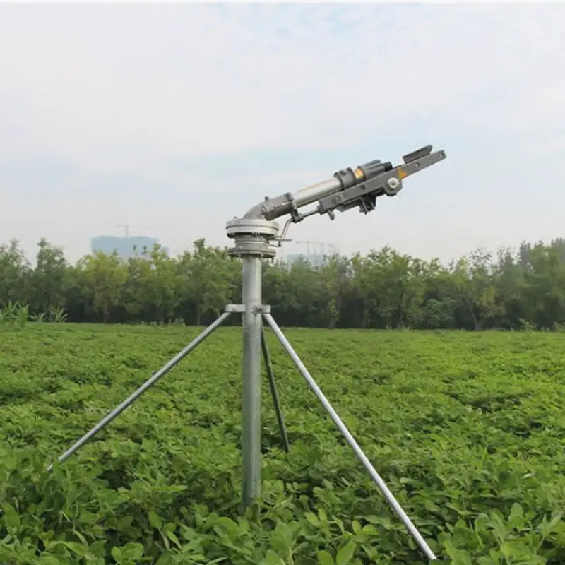 Agricultural Farm irrigation Sprinkler systems Big Rain Gun  360 Degree 80m Rain Gun Sprinklers with tripod