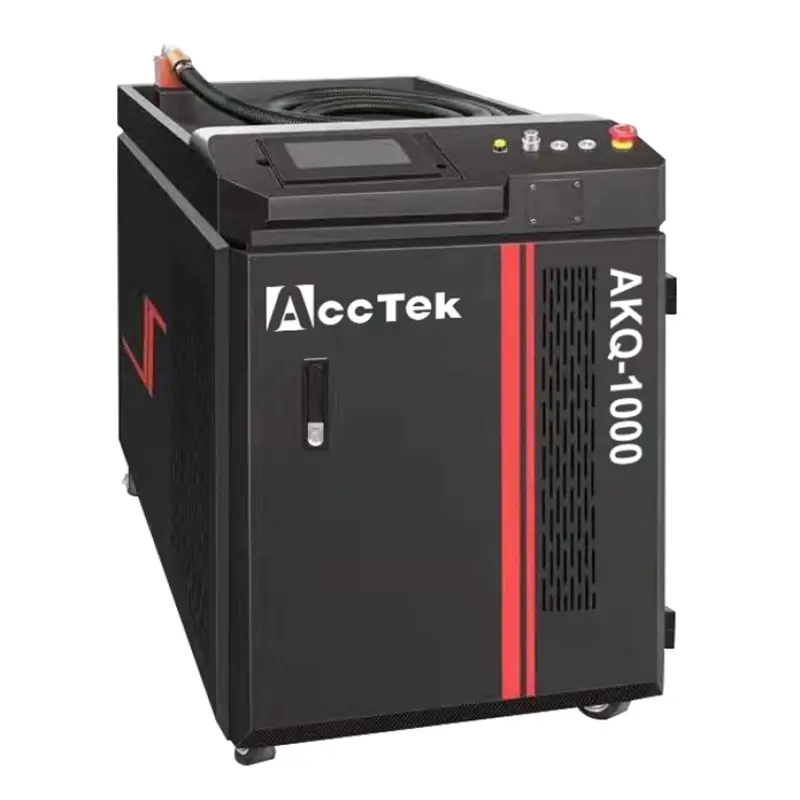 Acctek 1500W Fiber Laser Cleaning Machine for Rust Removal Industrial Pipeline Cleaning Equipment