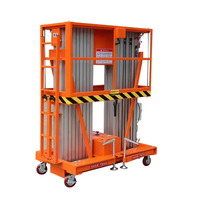 SJL0.2-14 Aluminium manlift Hydraulic Vertical Lift Portable Lift Platform Alloy Lift