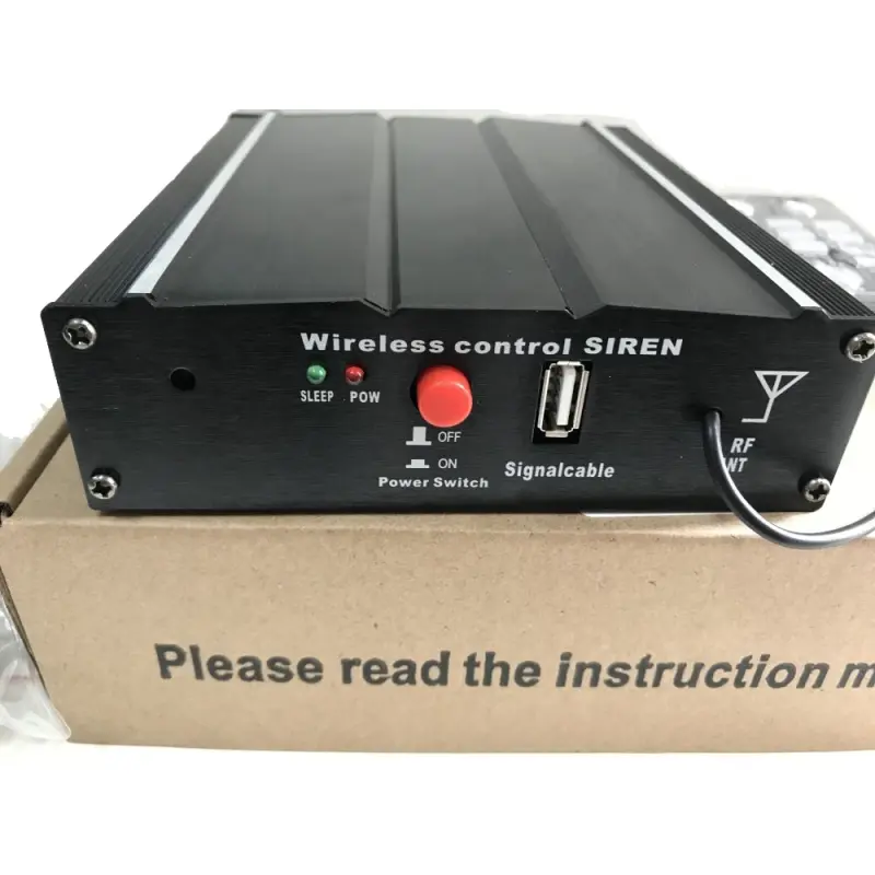 Wireless controlled electronic car siren 100W Alarm system CJB7200-P5