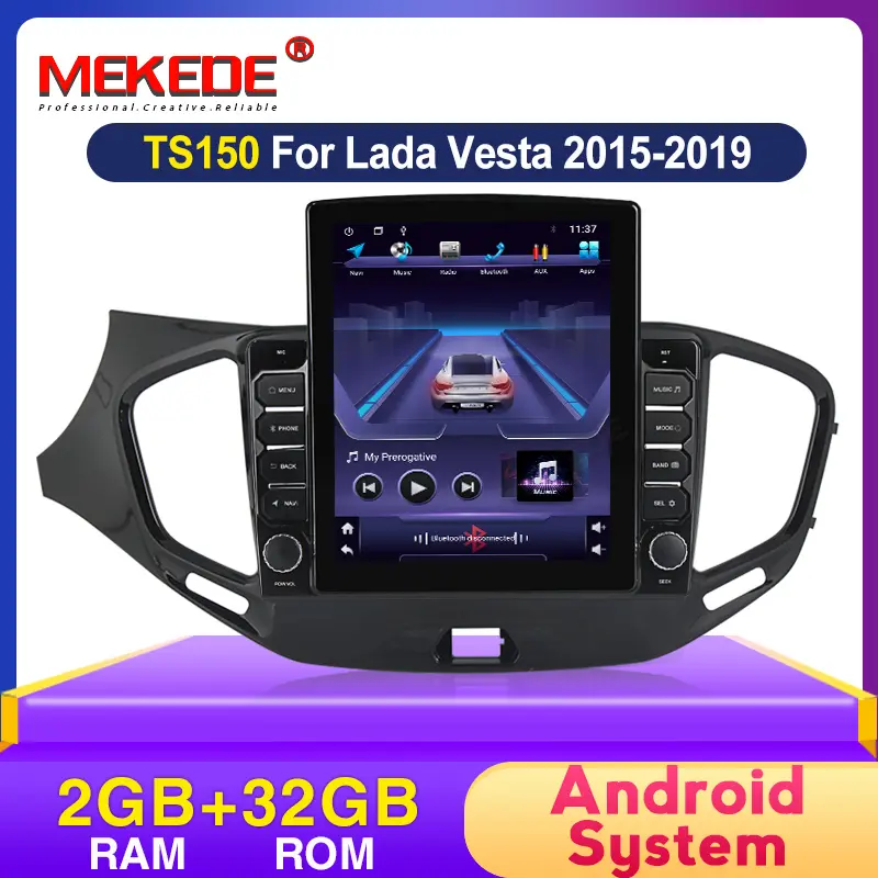 MEKEDE TS Android IPS 2.5D DSP 8core Car Video for Lada Vesta 2015-2018 4+64GB GPS 4G LTE Carplay 7851 gps navigator