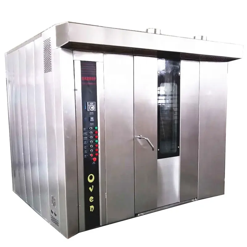 32 Trays Diesel Oil Rotary Oatmeal Bakery Oven for Bread Industrial Bakery Oven Large Bakery Equipment