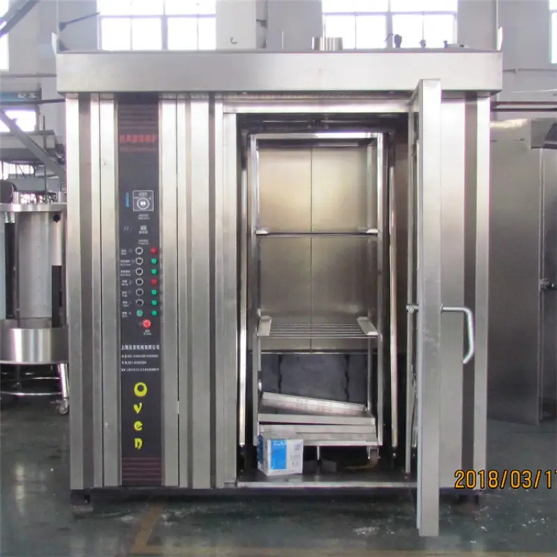 32 Trays Diesel Oil Rotary Oatmeal Bakery Oven for Bread Industrial Bakery Oven Large Bakery Equipment