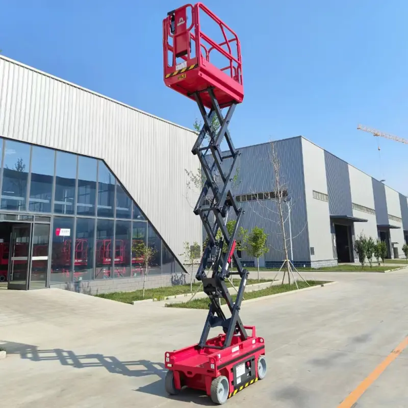 320kg 450kg 4-14m Hydraulic Electric Self Moving Aerial Work Platform Scissor Lift