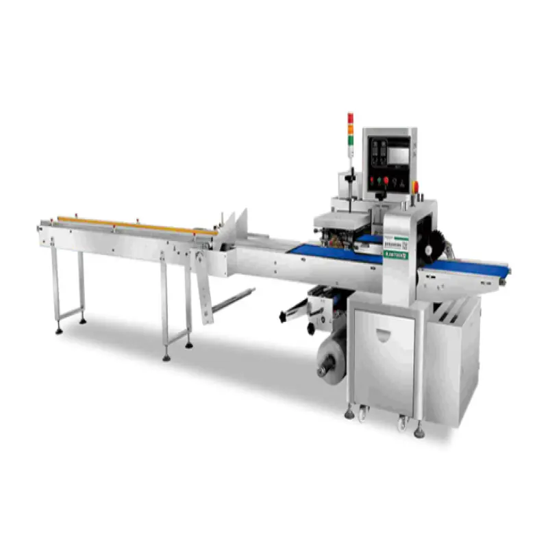 High Quality Speed Automatic Multi-function Small Bread Bun Dinner Roll Pillow Type Flow Packing Machine