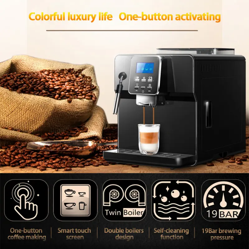 A6PB Freshly ground Coffee vending machine Bean to cup coffee machine