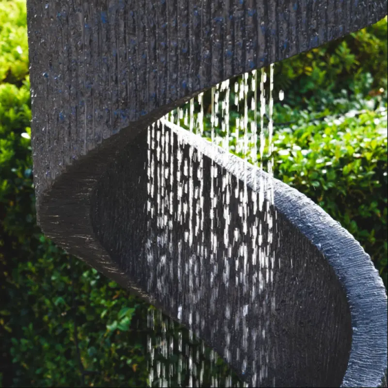 Geometric Shape Outdoor Water Fountain artificial Waterfall for Garden Fountains,waterfalls and fountain water garden waterfalls