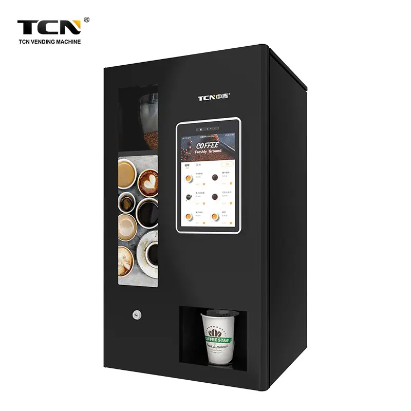 Instant Bean To Cup Coffee Desktop Coffee Vending Machine