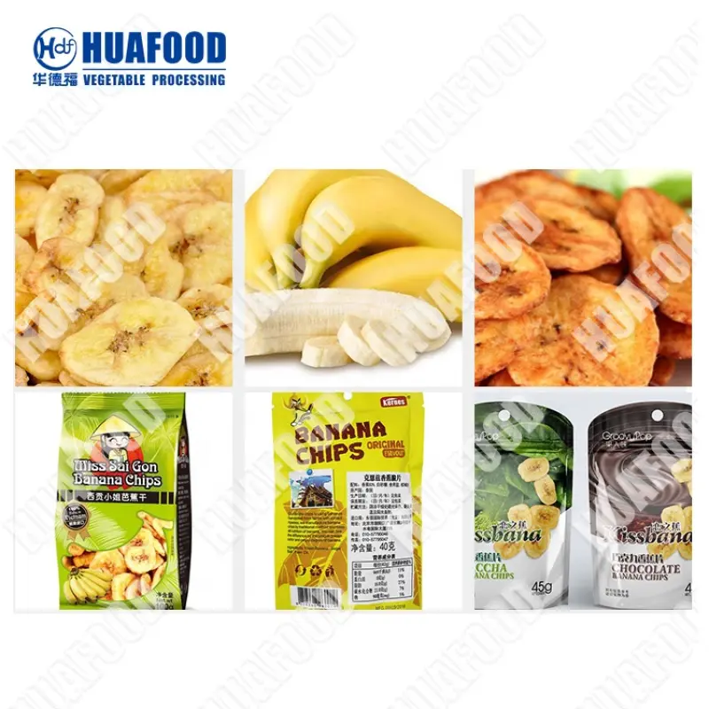 HFD Customizable Semiautomatic Small Banana And Chips Making Machine