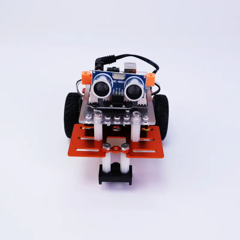 Ar-duino Educational Robot Kit STEM Educational Toys Sensory Toys Diy Children Toys Kids 2021 Metal DIY Car STEM Education CH340