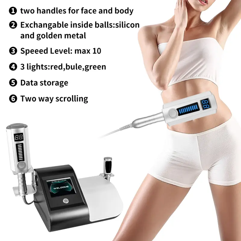 Portable Lymphatic Drainage Cellulite Removal Cavitation RF Vacuum Roller Slimming Massage RF Machine