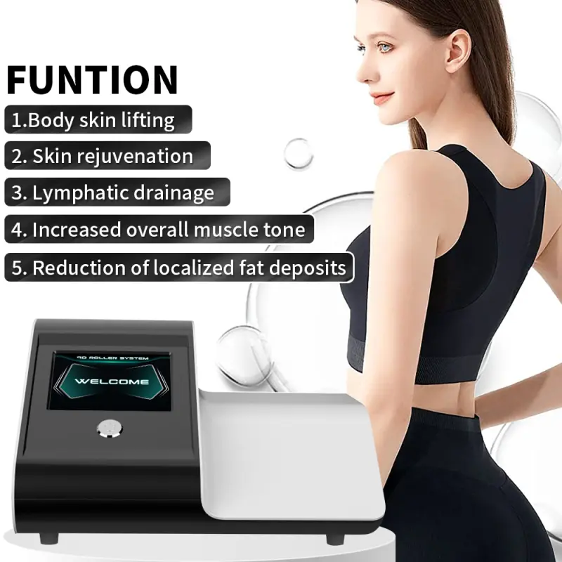 Portable Lymphatic Drainage Cellulite Removal Cavitation RF Vacuum Roller Slimming Massage RF Machine
