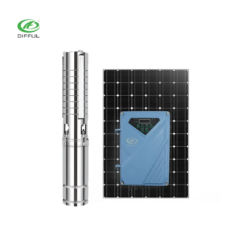 AC  DC Water Pump Solar Powered Hybrid Water Pump