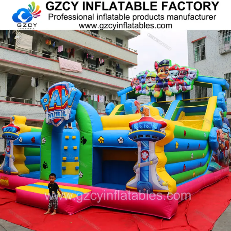 Hot Sale Inflatable Slides Funny Sport Slide And Bouncer Amusement Equipment