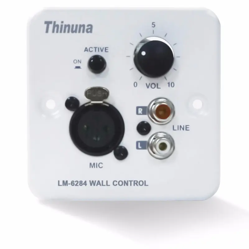 Thinuna PP-6284 II-4600P Public Address System 8 x 4 Audio Matrix Amplifier 4*600W Power Amplifier with USB-SD-BT FM playback