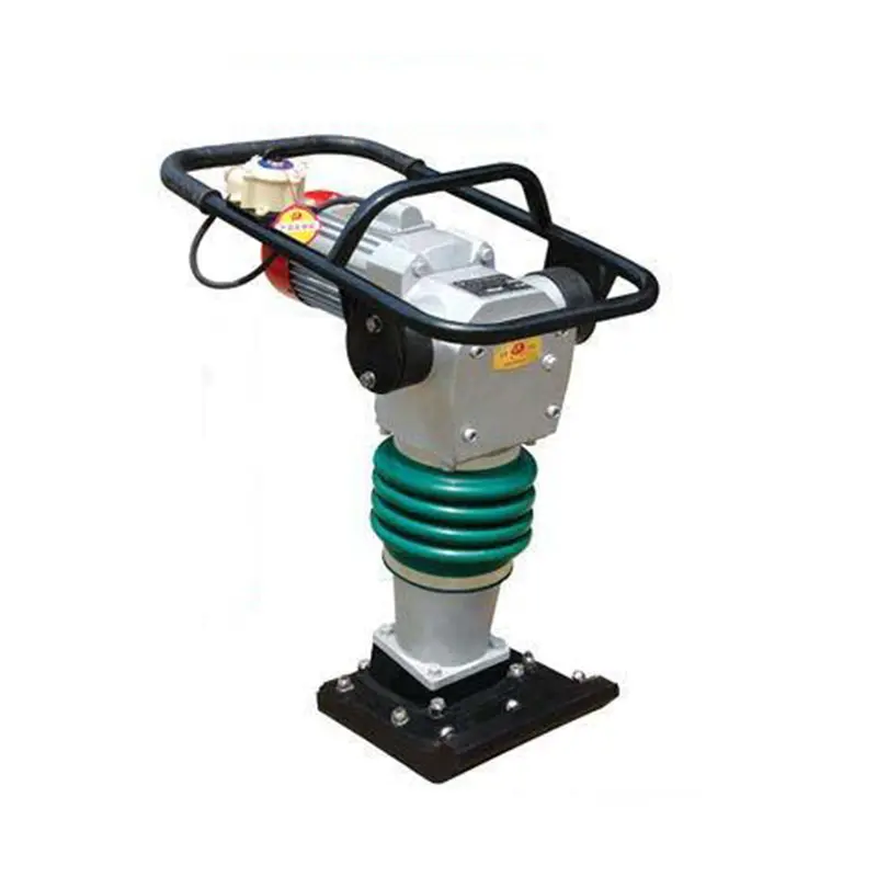 Low Price Electrical Soil Tamper Compactor Hand Held Mini Vibrating Electric Rammer Plate Compactor