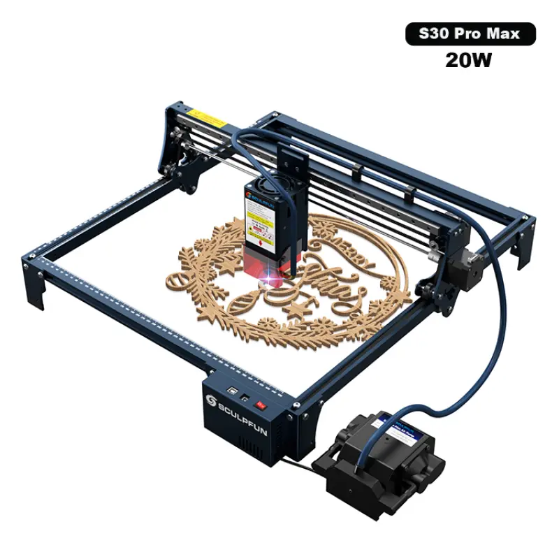 SCULPFUN S30 High Precision Laser Cut mini laser engraving machine for wood Laser Marking Machine